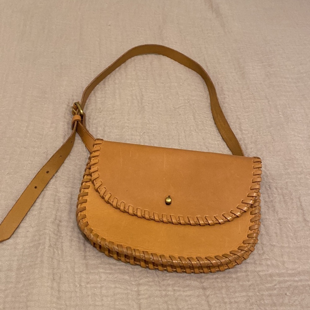 Madewell Tan Leather Crossbody Bag - Picture 3 of 12